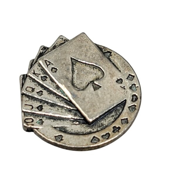 Ginger Snaps Poker Hand Bracelet Changeable Charm Multistrand Gold Tone 6.5-8" - Picture 4 of 13